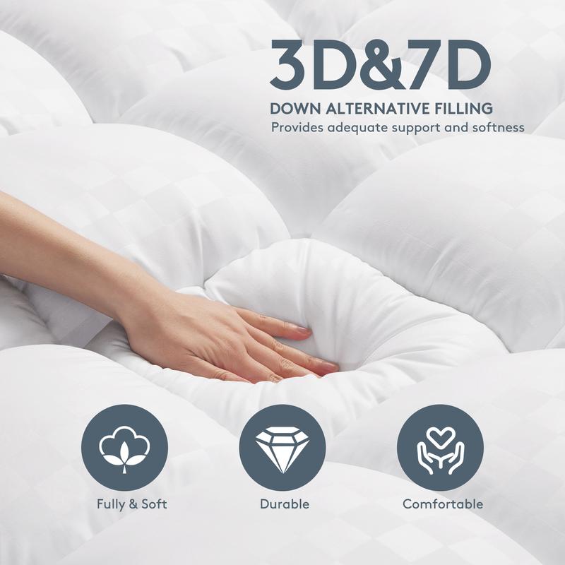 Extra Thick Mattress Topper - Get Hotel-Quality Sleep at Home Tonight