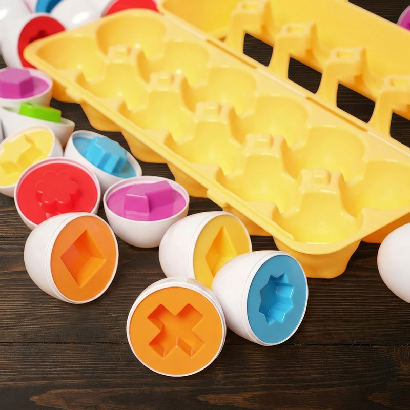 Montessori Geometric Eggs