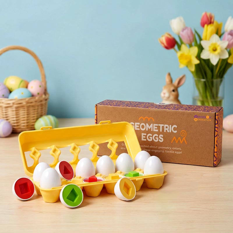 Montessori Geometric Eggs