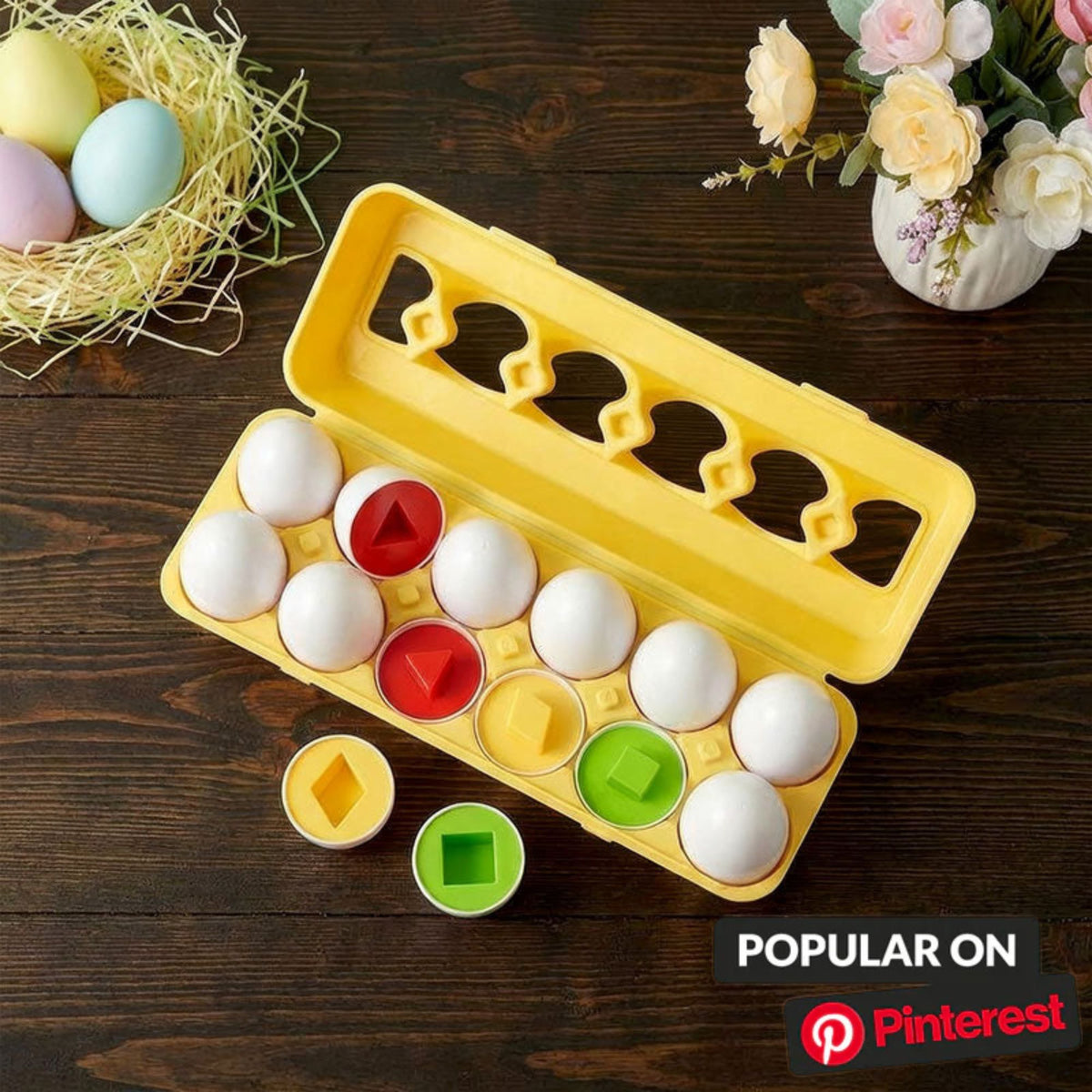 Montessori Geometric Eggs