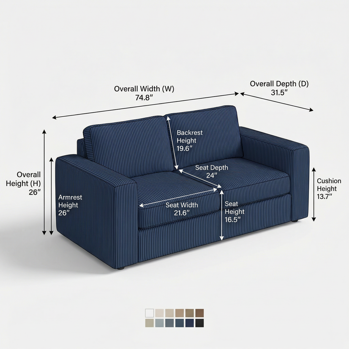 Sink into Luxe Comfort: Tufted Faux Fur Couch Bundle